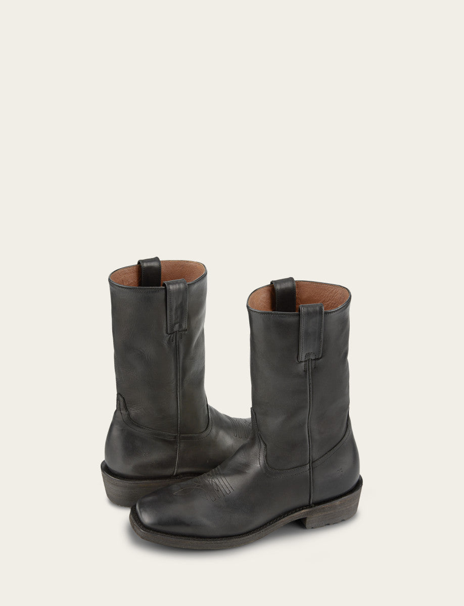 BLACK Boots Frye Men's Black Nash Roper Western Boots