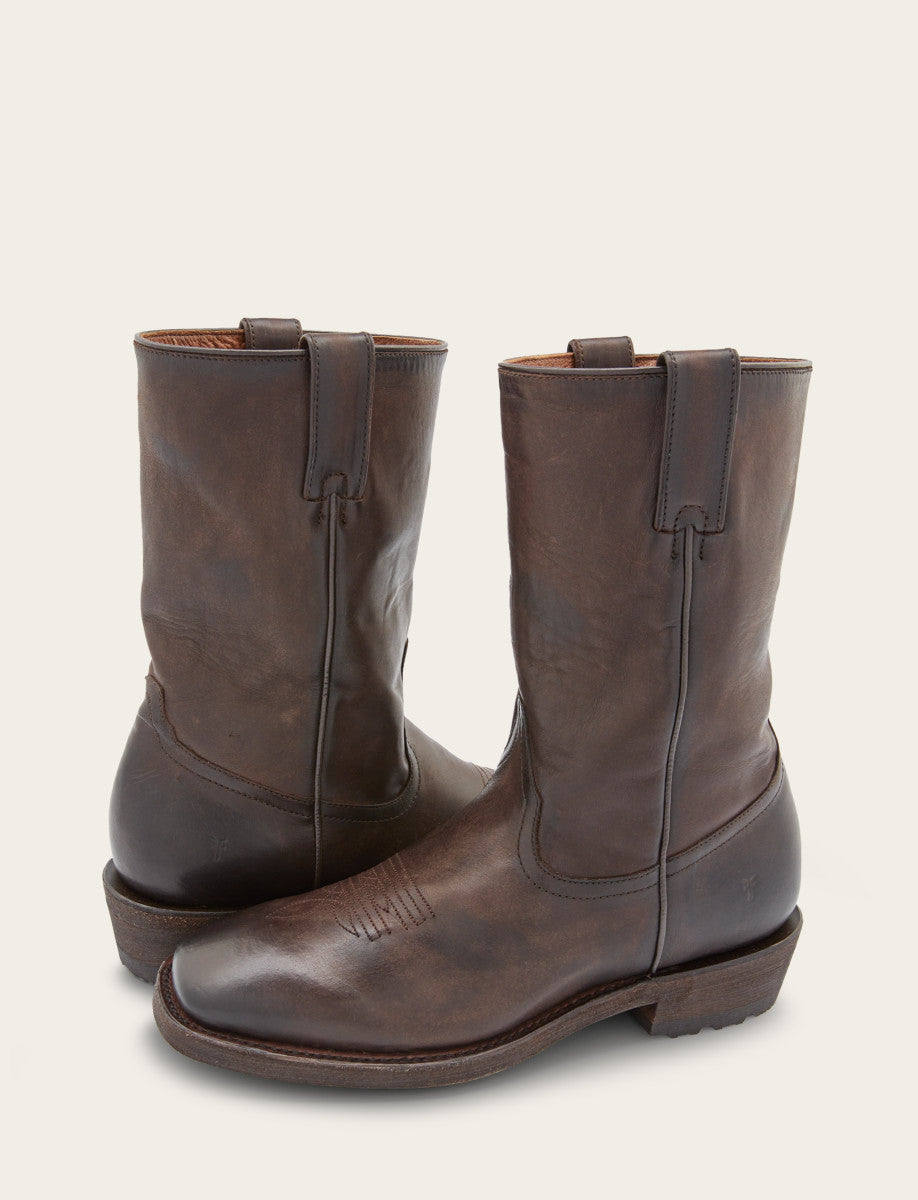 CHOCOLATE Boots Frye Men's Chocolate Nash Roper Western Boots