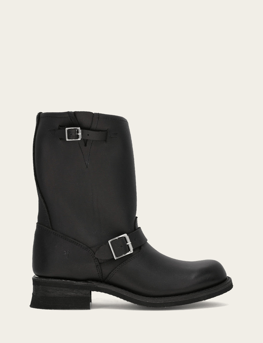 Black Boots Frye Men's Black Engineer 12R Mens Moto