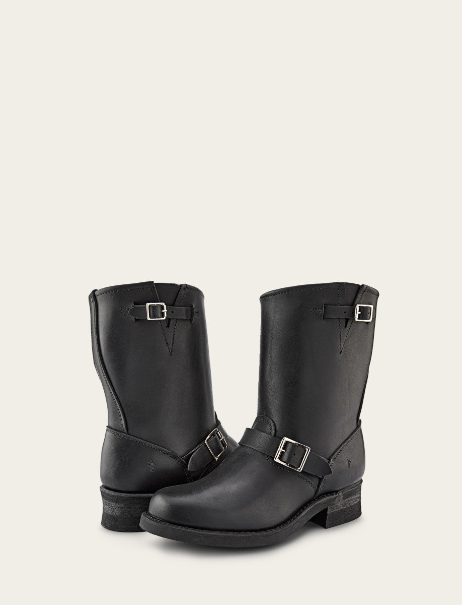 Black Boots Frye Men's Black Engineer 12R Mens Moto