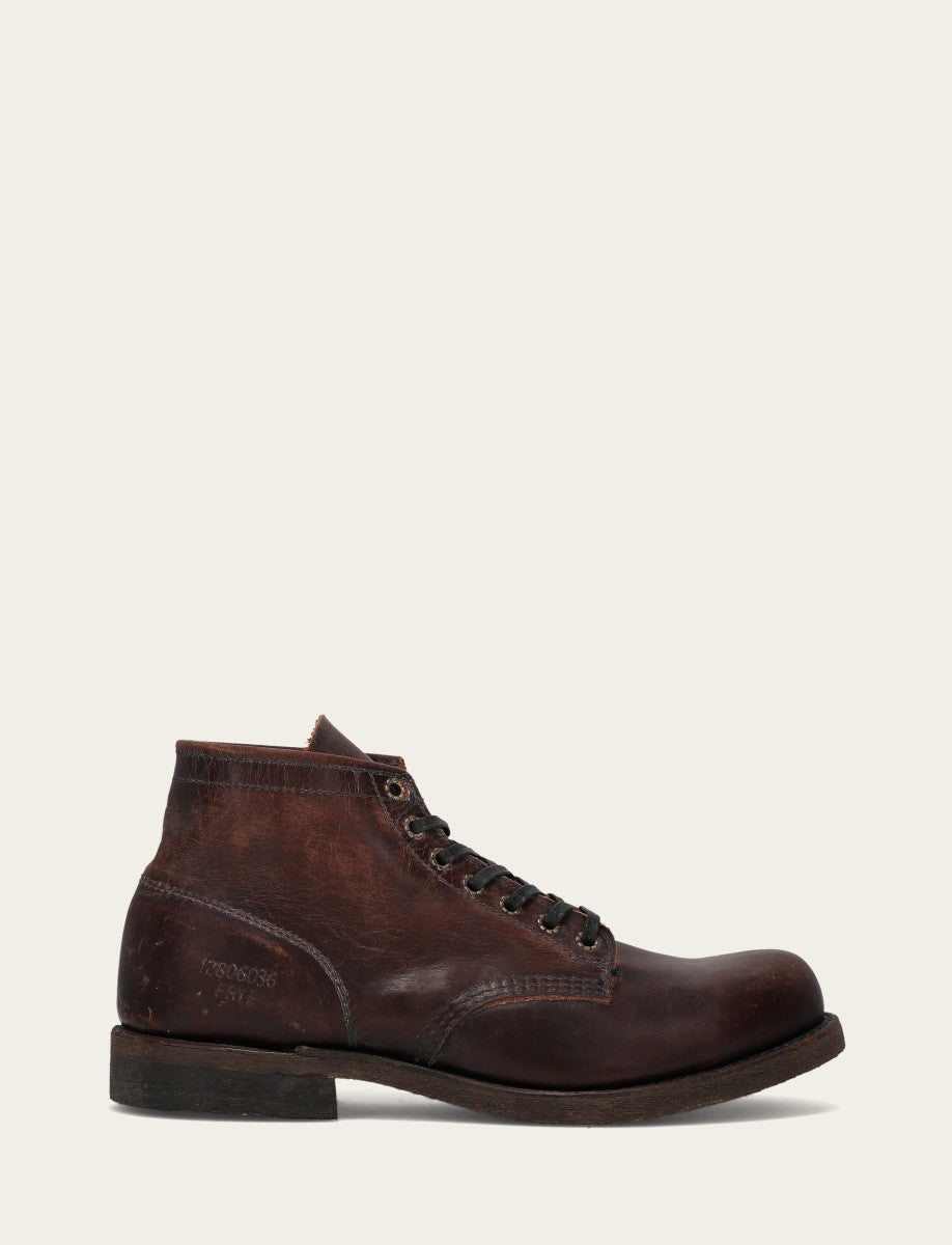 Dark Brown Boots Frye Men's Dark Brown Prison Boots