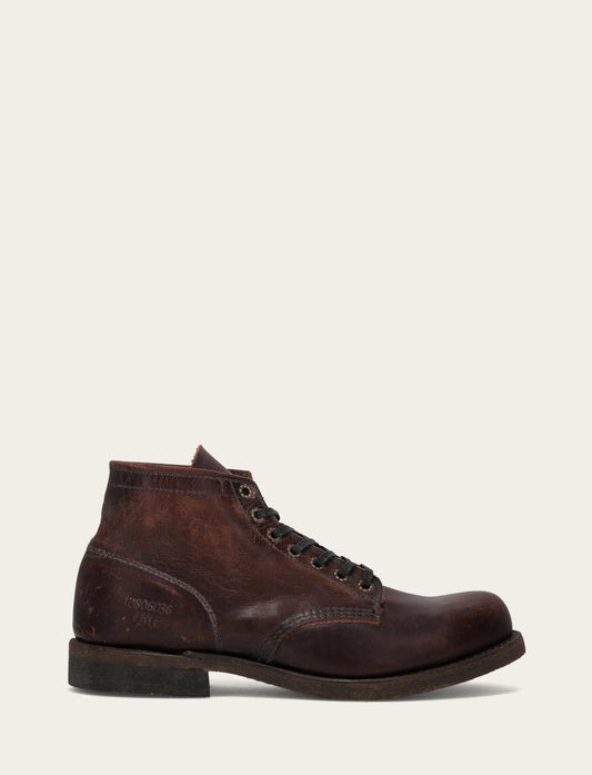 Dark Brown Boots Frye Men's Dark Brown Prison Boots