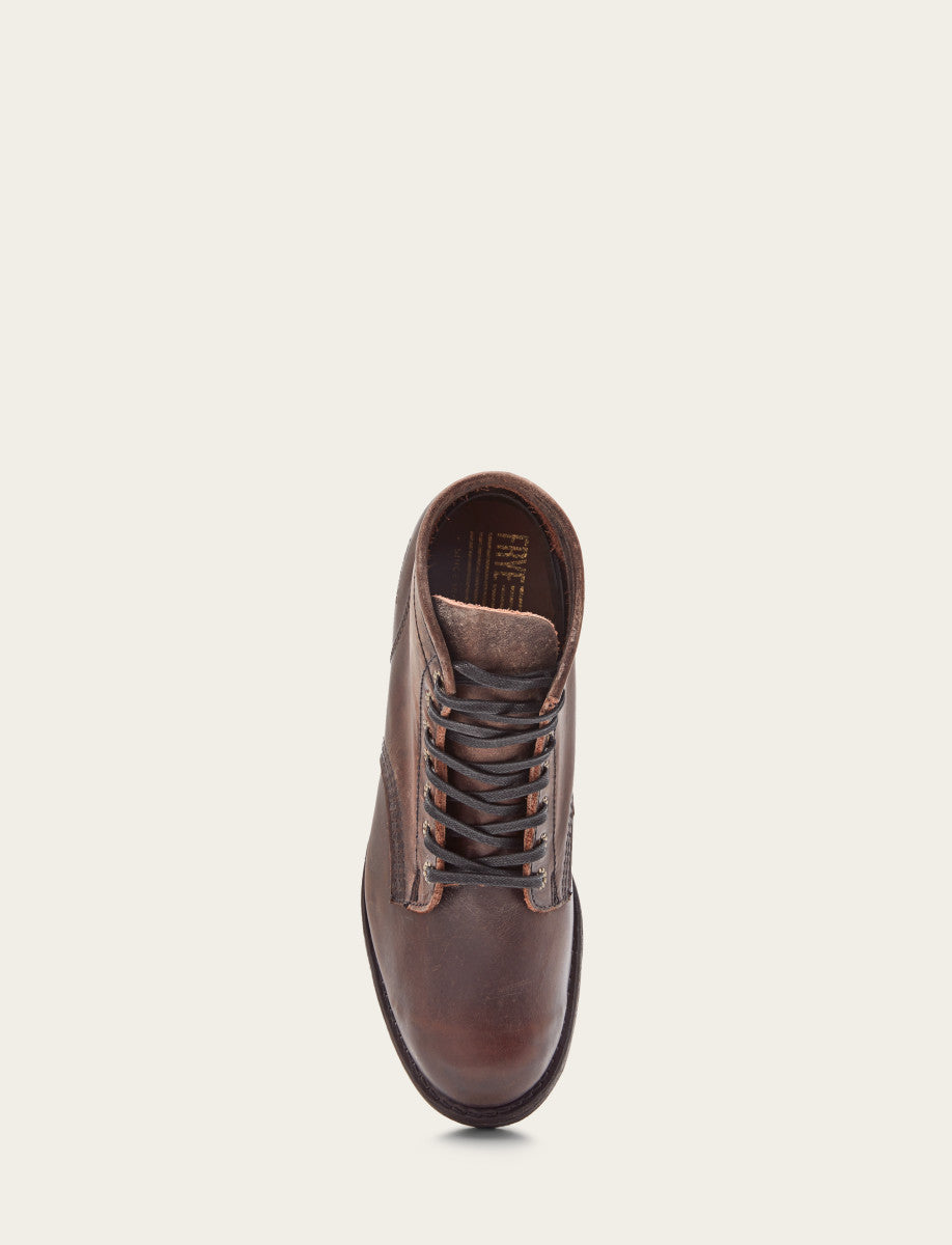 Dark Brown Boots Frye Men's Dark Brown Prison Boots