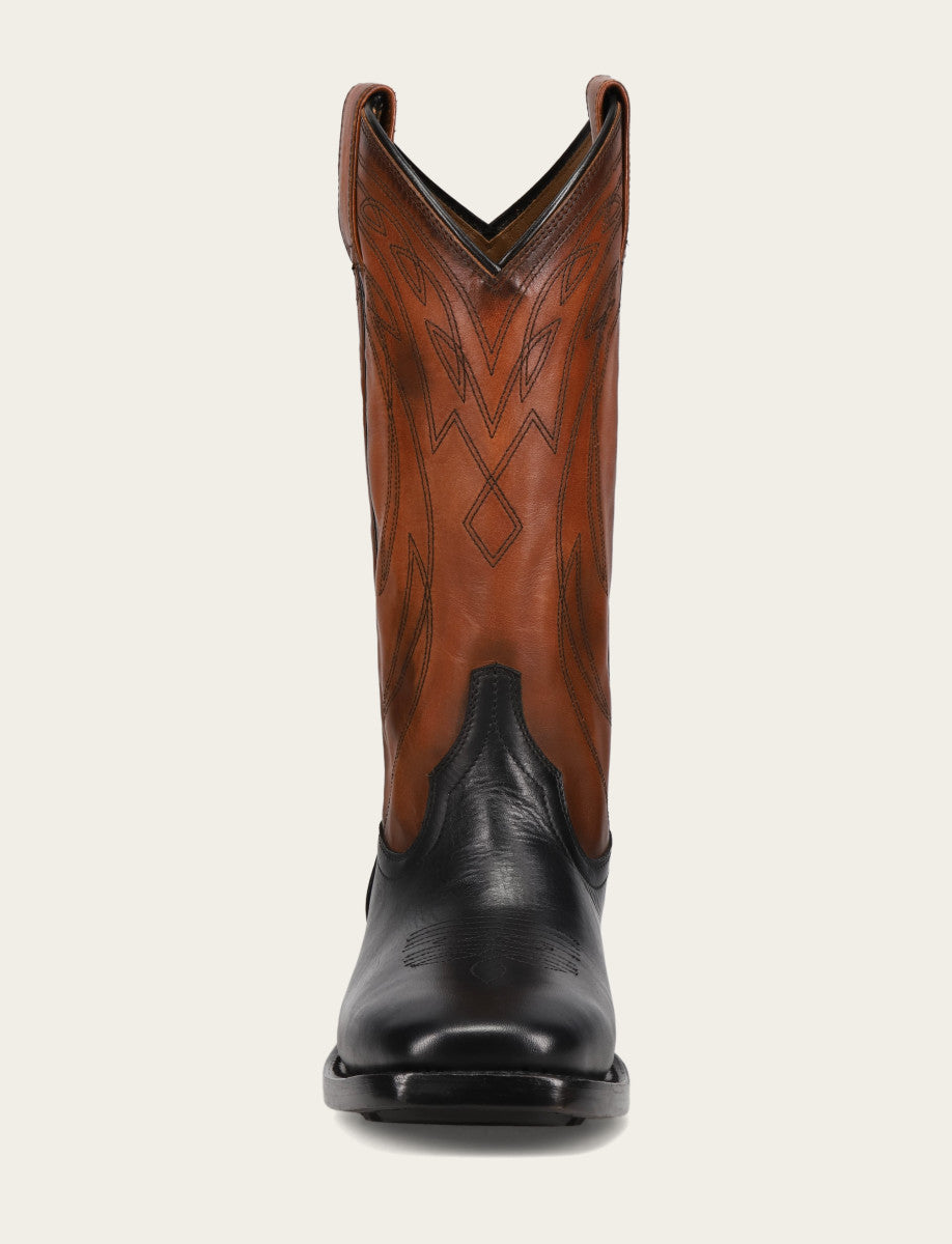Black Boots Frye Men's Black Nash Deco Stitch Pull On Boots