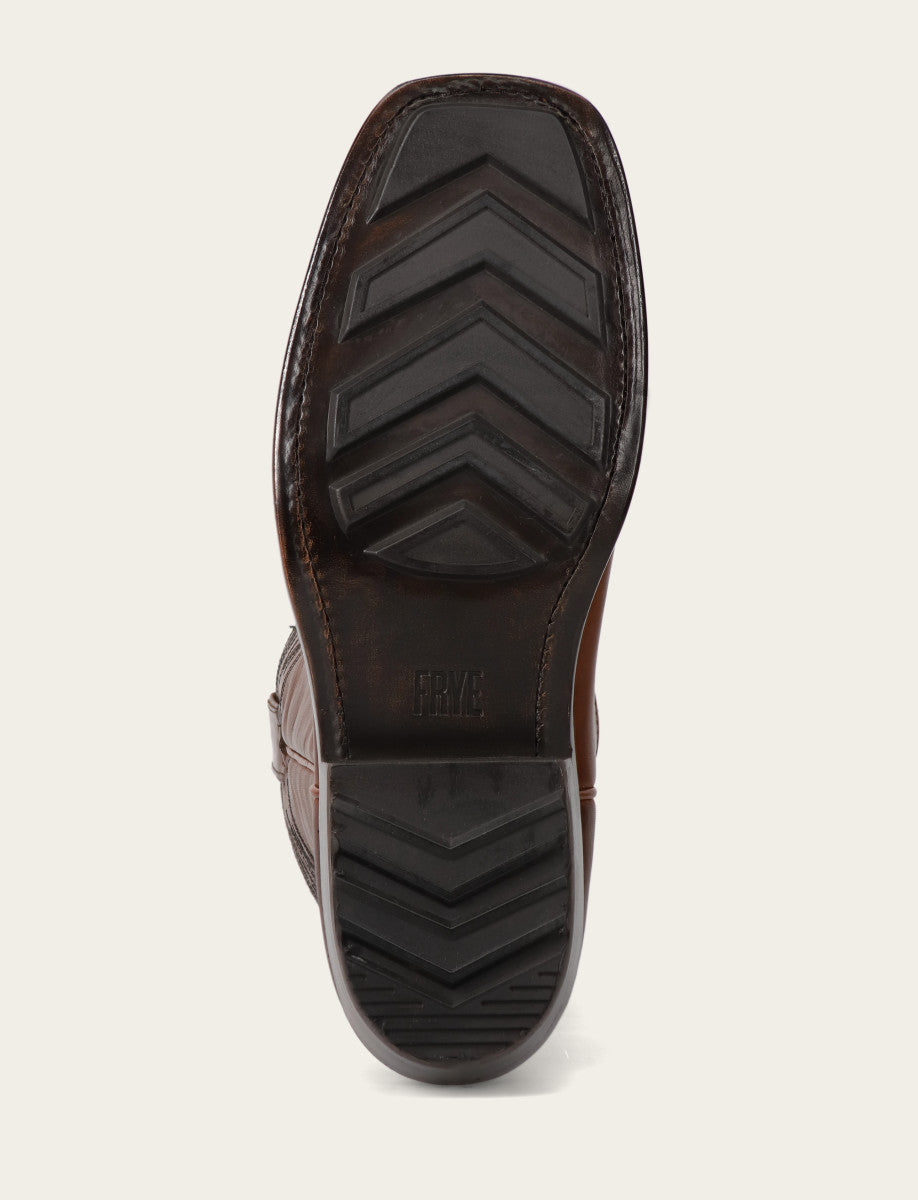 Caramel Boots Frye Men's Caramel Nash Deco Stitch Pull On Boots