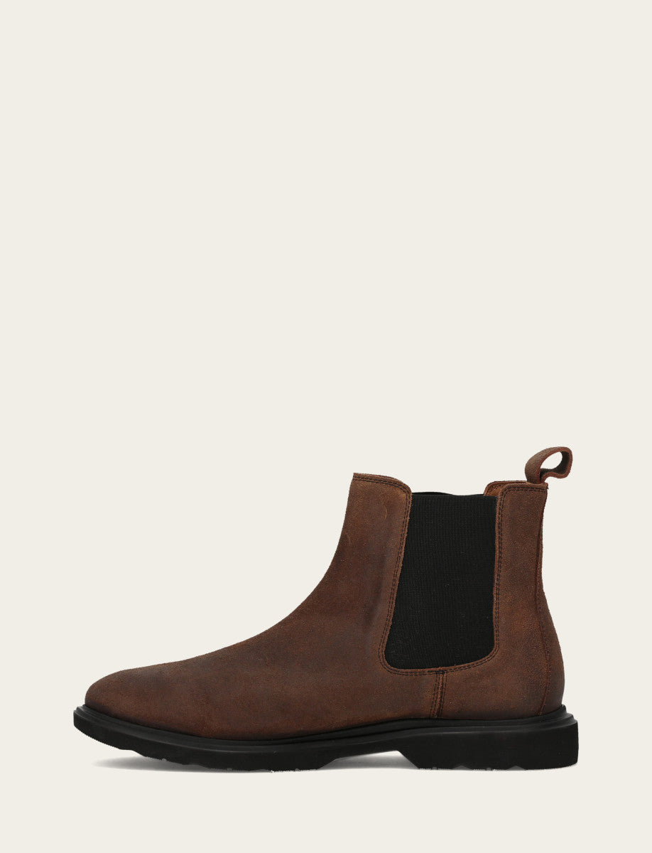 Dark Walnut Boots|Casual Frye Men's Dark Walnut Connor Chelsea Boot
