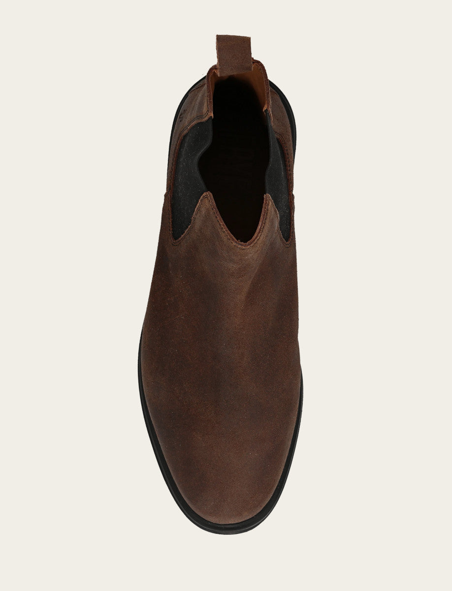 Dark Walnut Boots|Casual Frye Men's Dark Walnut Connor Chelsea Boot