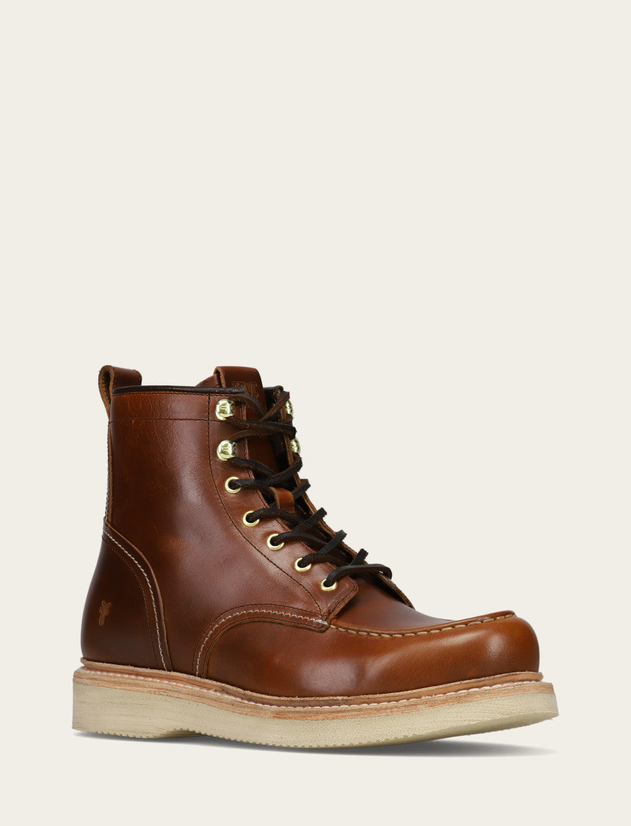 Saddle Boots Frye Men's Saddle Hudson Workboot Wedge Lace Ups