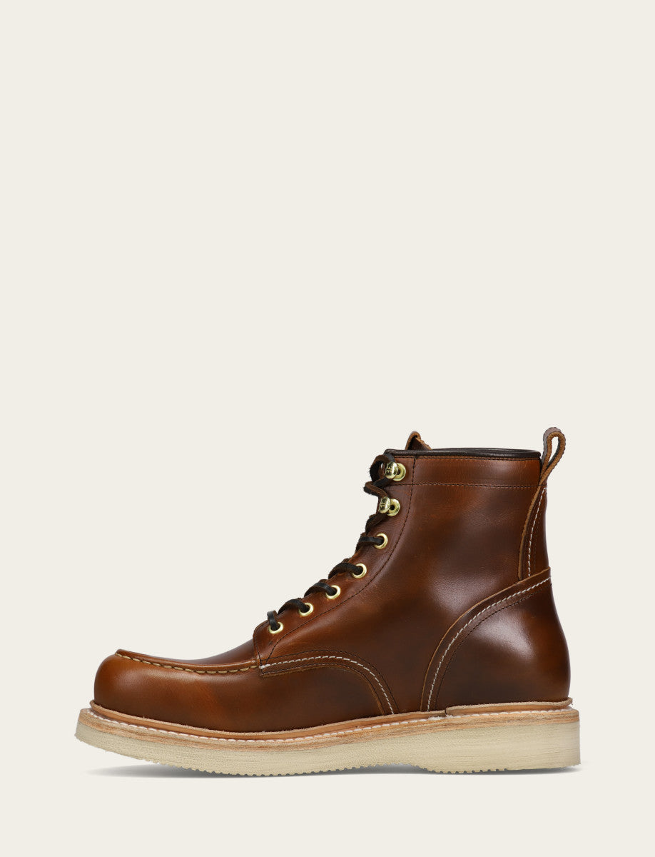 Saddle Boots Frye Men's Saddle Hudson Workboot Wedge Lace Ups