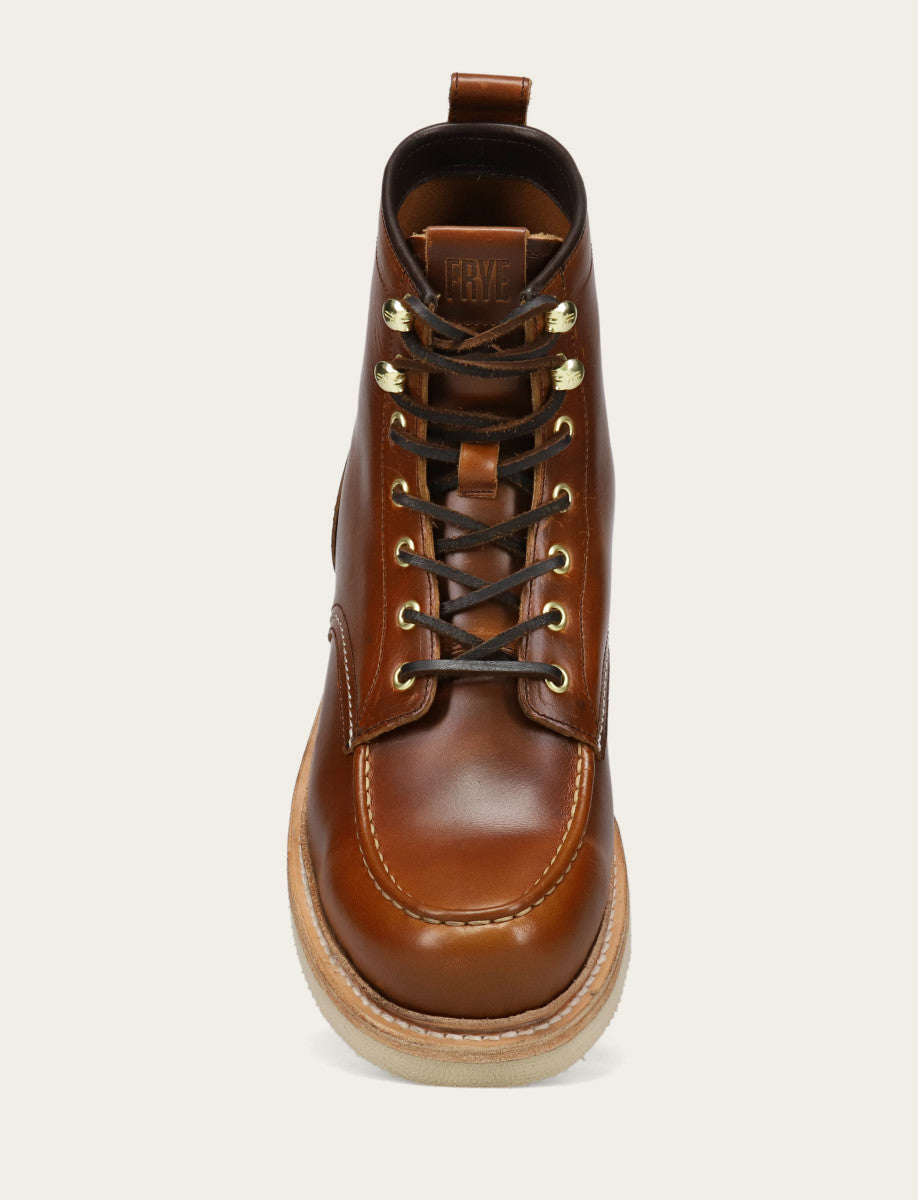 Saddle Boots Frye Men's Saddle Hudson Workboot Wedge Lace Ups