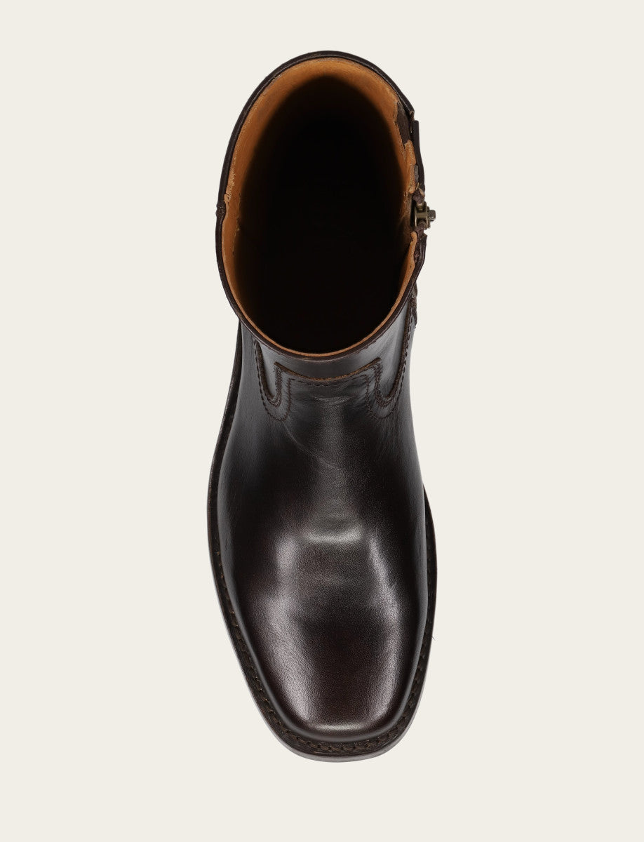 Bourbon Boots Frye Men's Bourbon Campus Inside Zip Boot