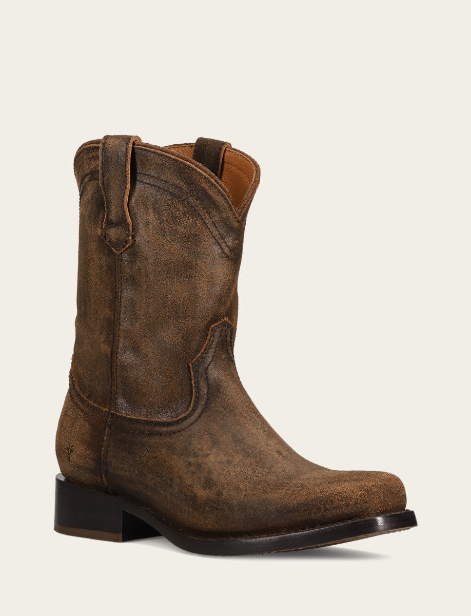 Chocolate Boots Frye Campus Roper