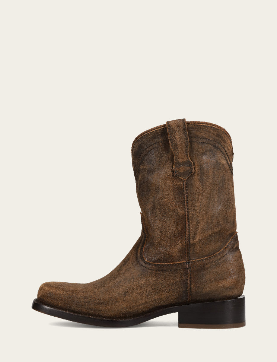 Chocolate Boots Frye Campus Roper