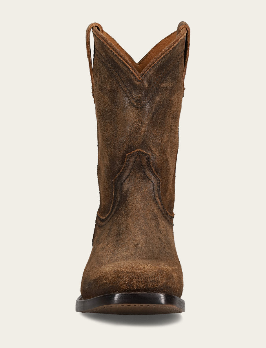 Chocolate Boots Frye Campus Roper