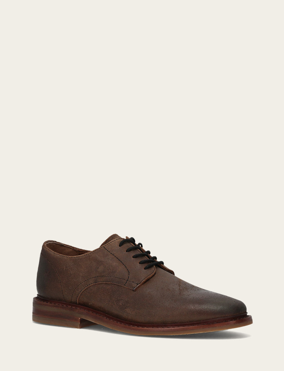 Dark Walnut Dress Frye Men's Dark Walnut Paul Oxford Dress Shoes