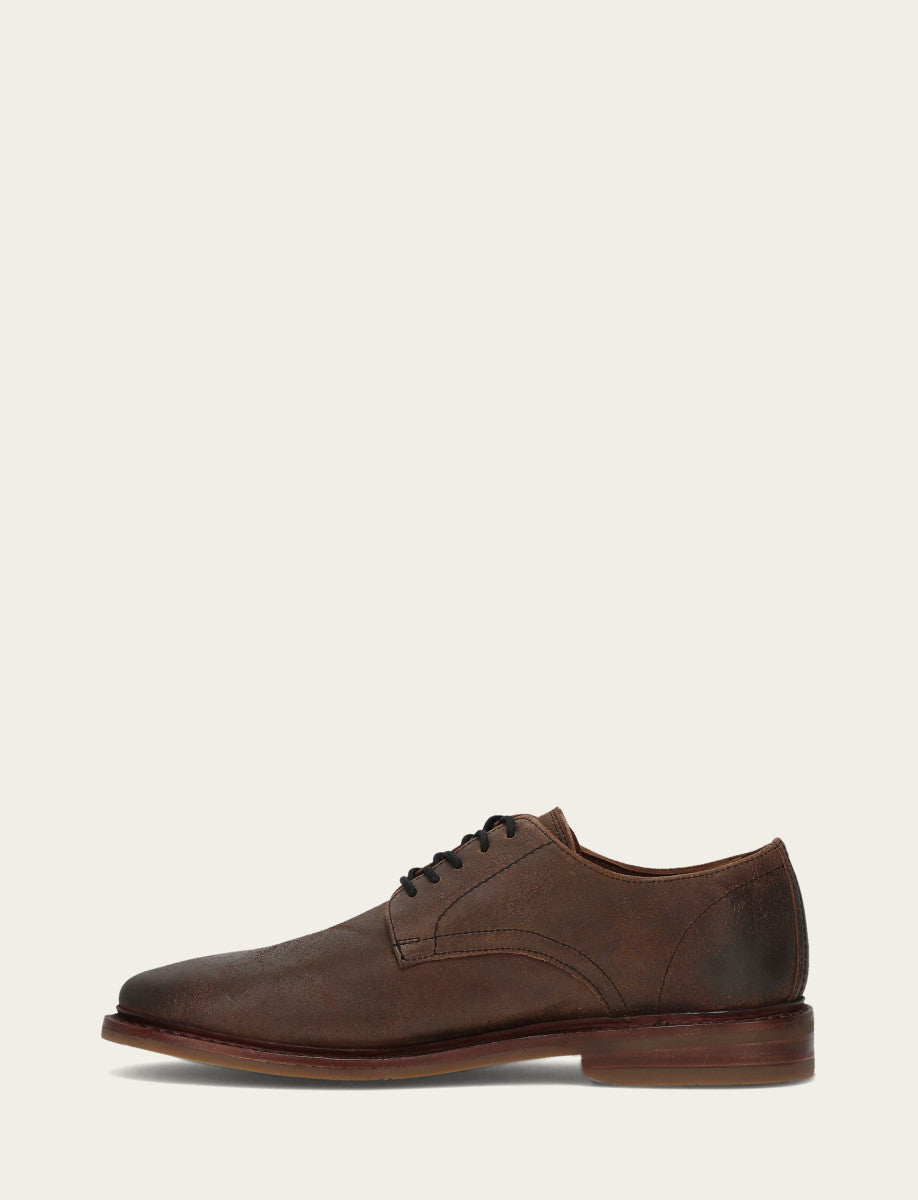 Dark Walnut Dress Frye Men's Dark Walnut Paul Oxford Dress Shoes