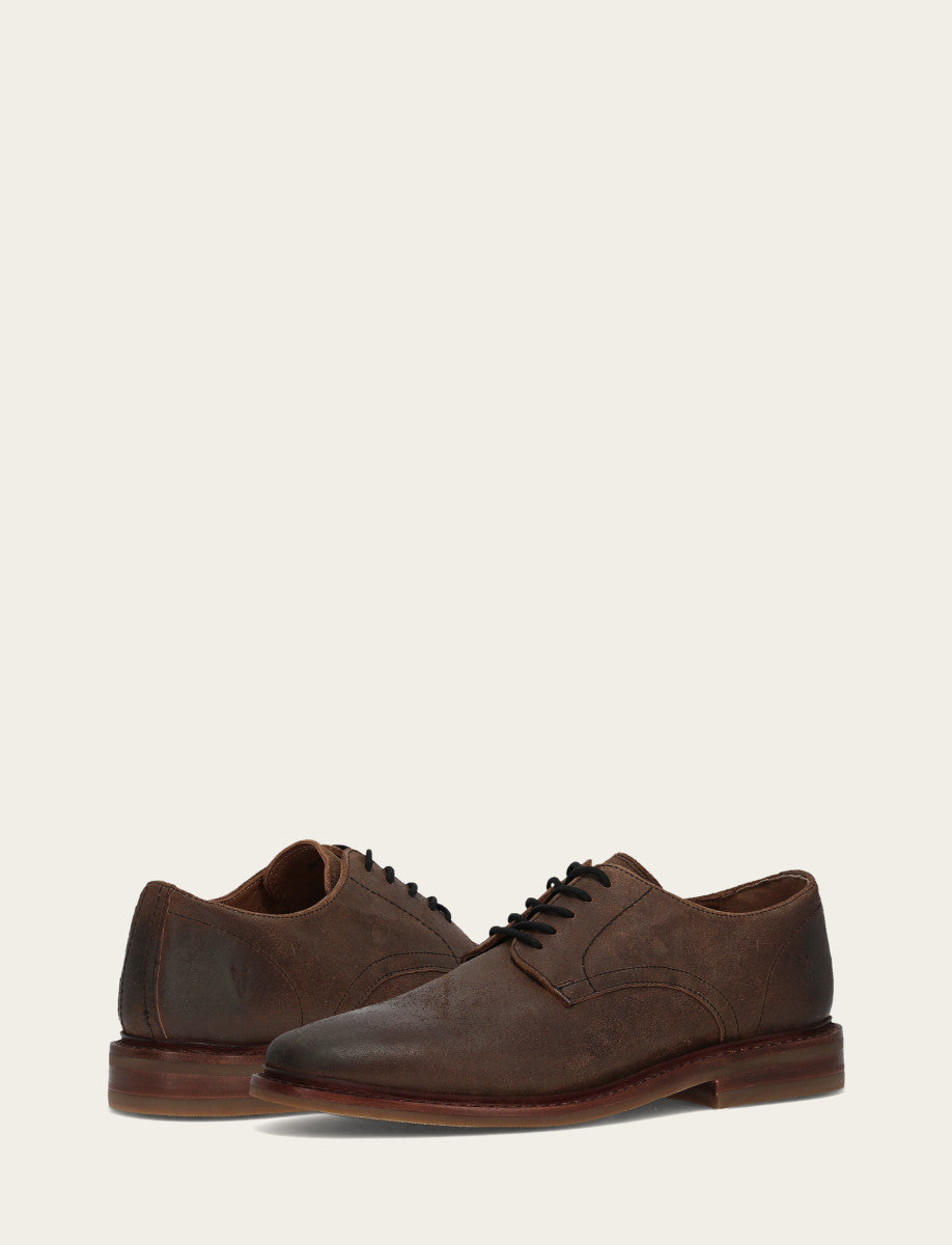 Dark Walnut Dress Frye Men's Dark Walnut Paul Oxford Dress Shoes
