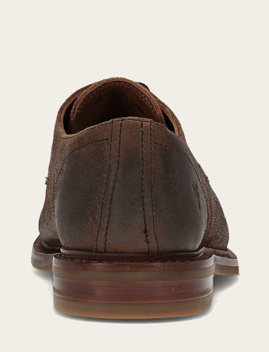 Dark Walnut Dress Frye Men's Dark Walnut Paul Oxford Dress Shoes