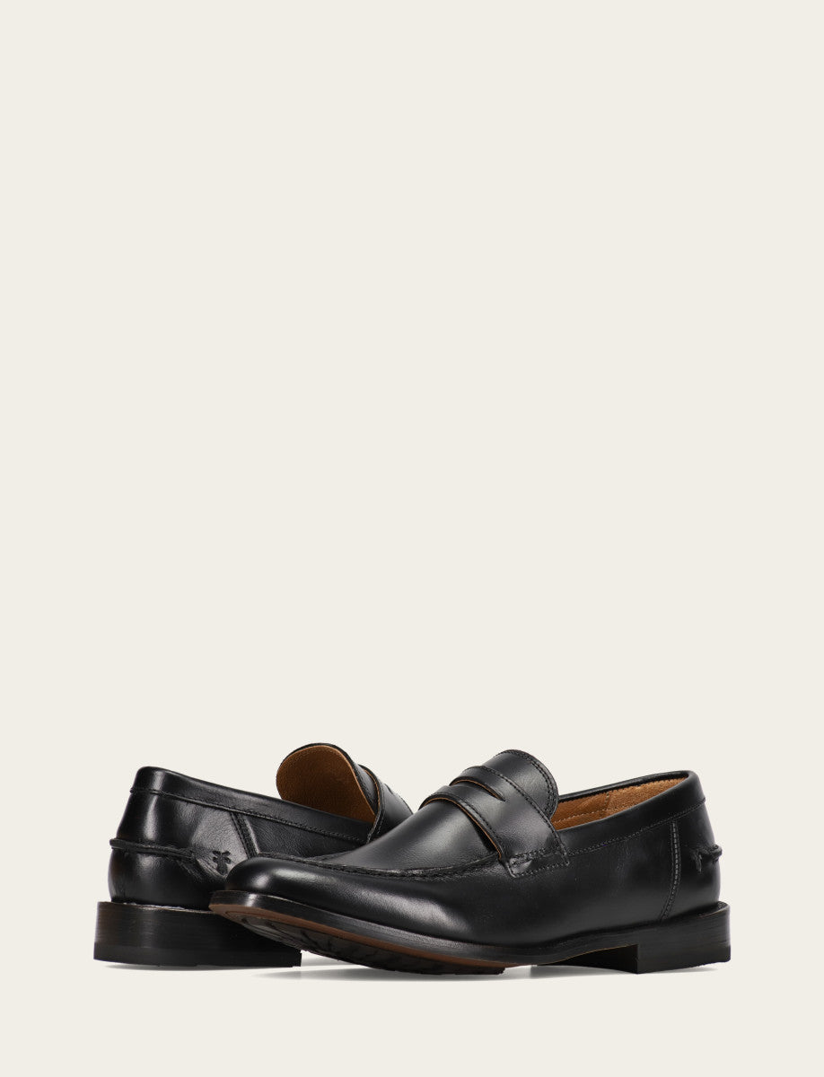 Black Dress|Casual Frye Men's Black Tyler Flex Penny Loafers