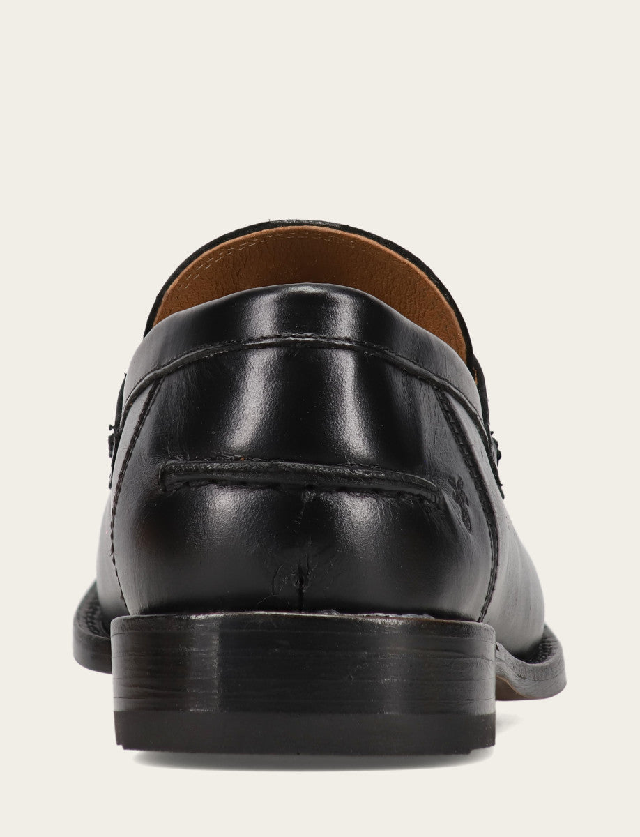 Black Dress|Casual Frye Men's Black Tyler Flex Penny Loafers