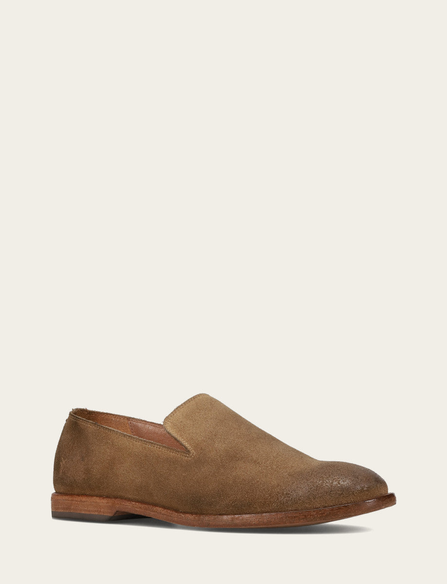 Ash Waxed Suede Dress Frye Men's Ash Waxed Suede Chris Venetian Loafers