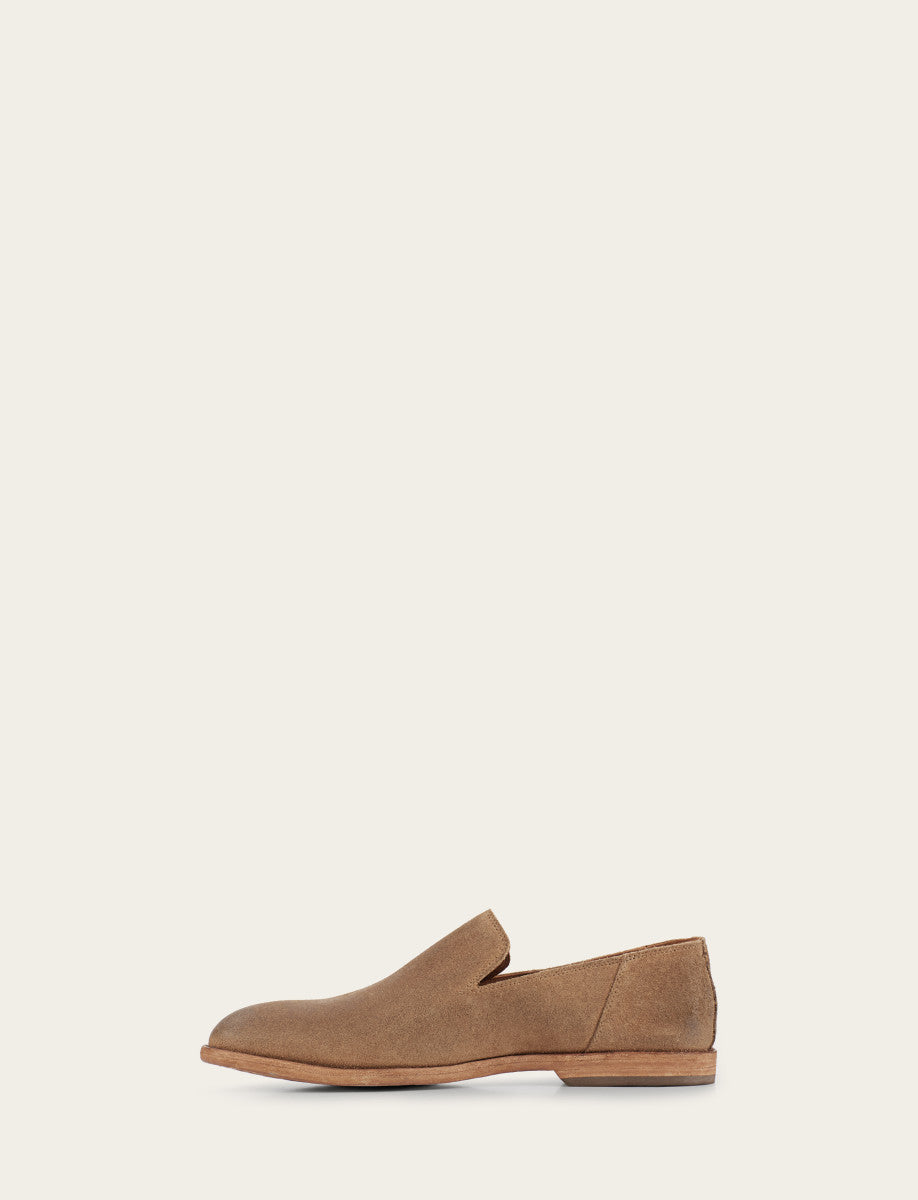 Ash Waxed Suede Dress Frye Men's Ash Waxed Suede Chris Venetian Loafers
