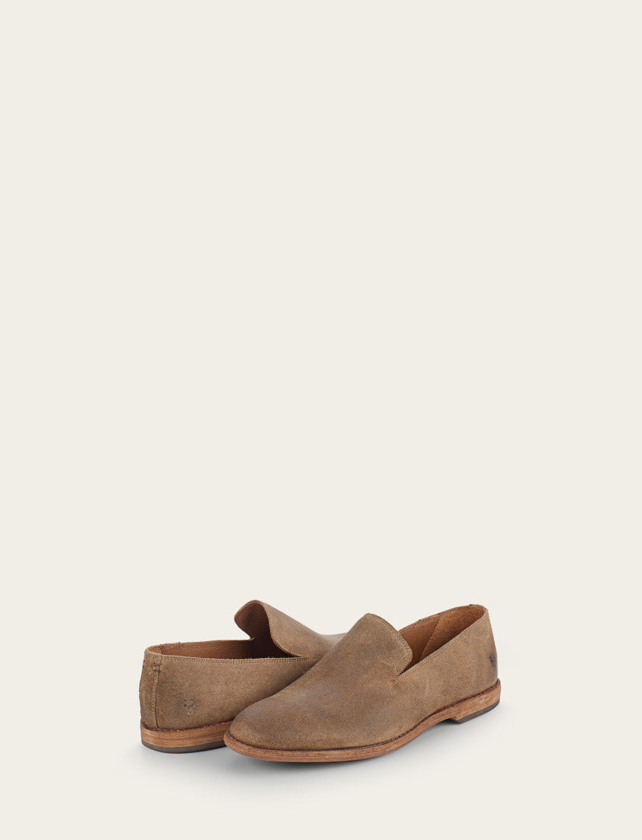Ash Waxed Suede Dress Frye Men's Ash Waxed Suede Chris Venetian Loafers