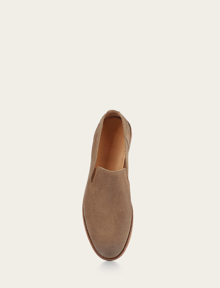 Ash Waxed Suede Dress Frye Men's Ash Waxed Suede Chris Venetian Loafers