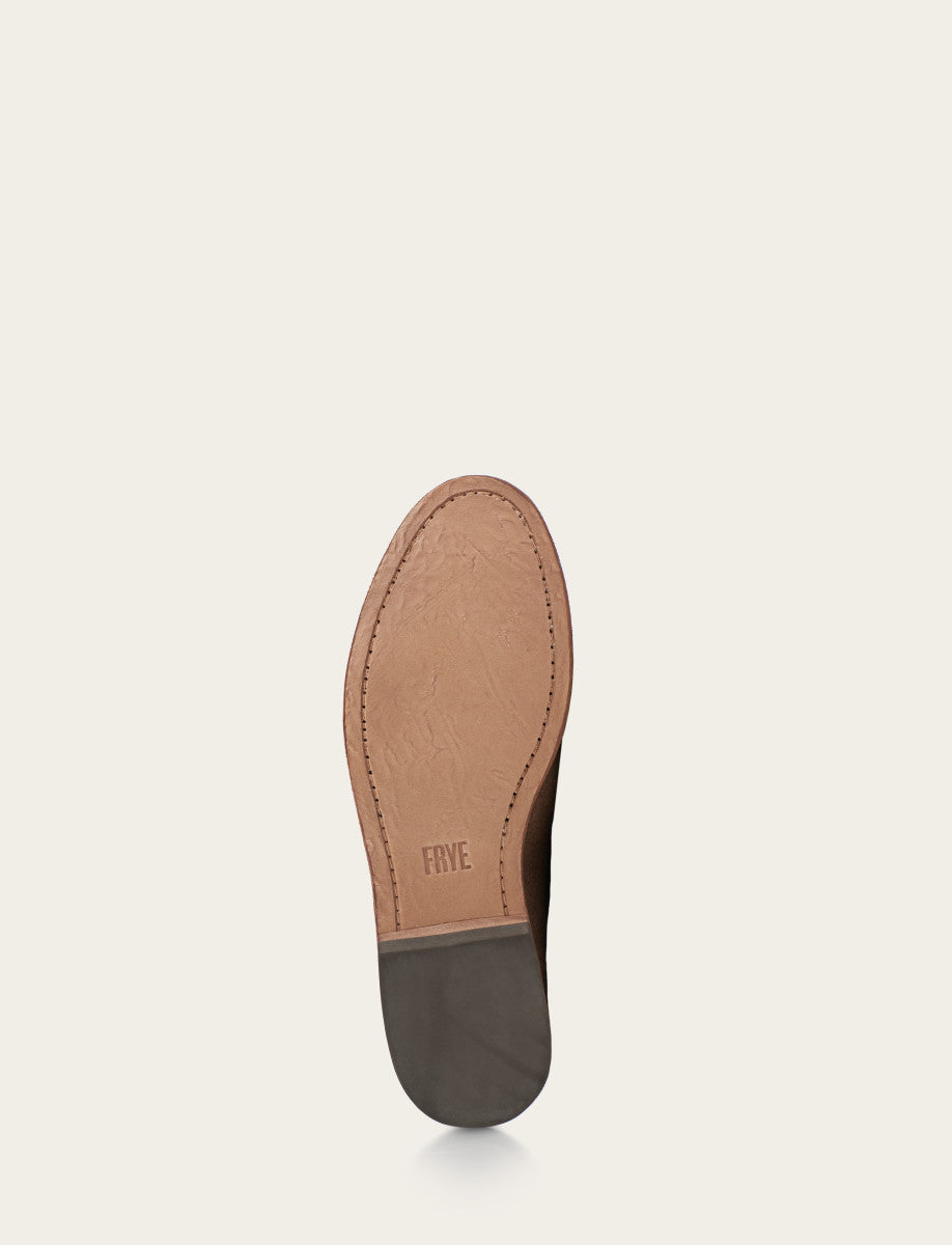 Ash Waxed Suede Dress Frye Men's Ash Waxed Suede Chris Venetian Loafers