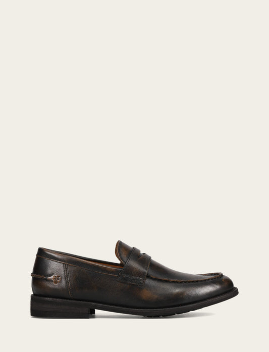 Brown Brush Off Dress|Casual Frye Men's Brown Brush Off Tyler Flex Penny Loafer