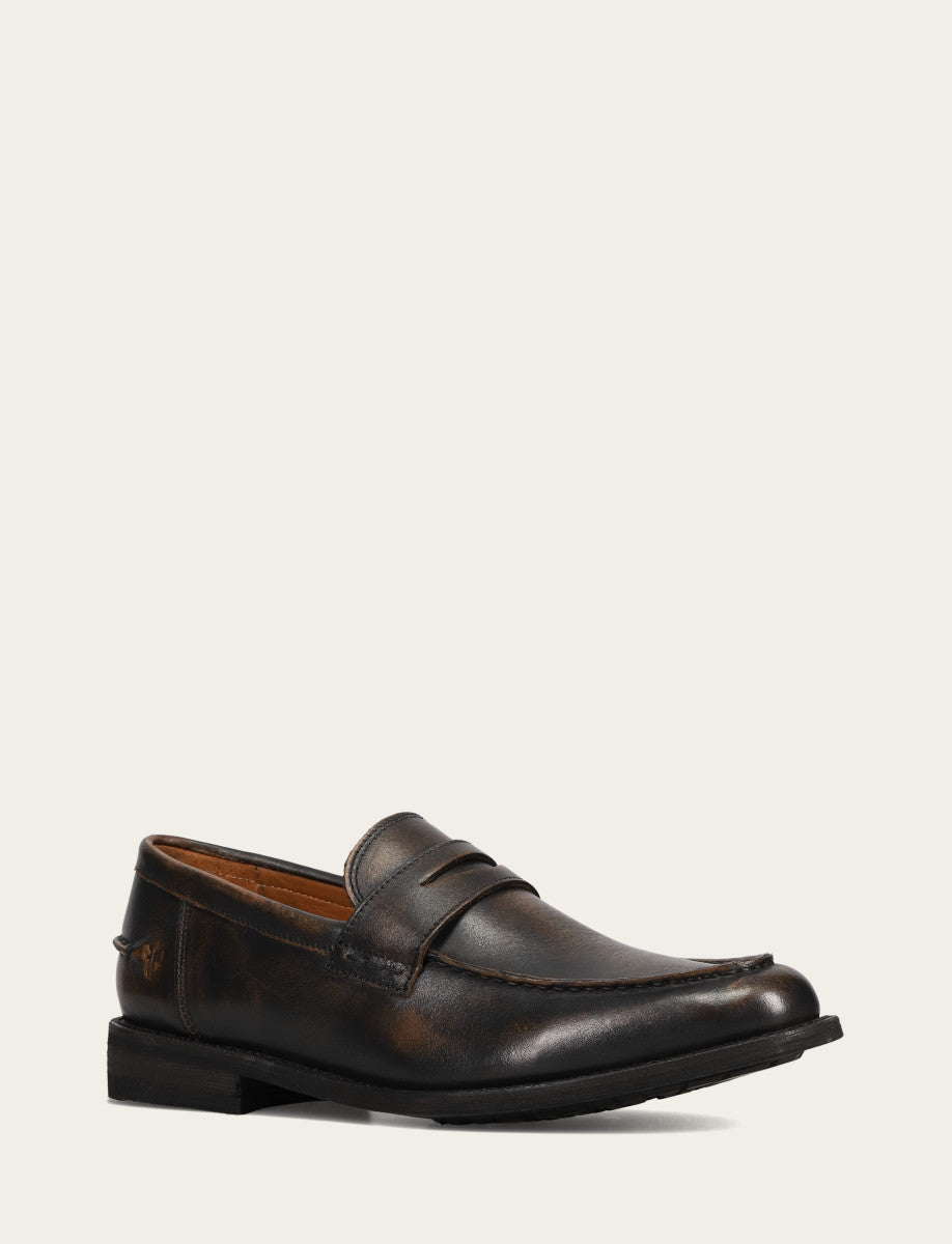 Brown Brush Off Dress|Casual Frye Men's Brown Brush Off Tyler Flex Penny Loafer