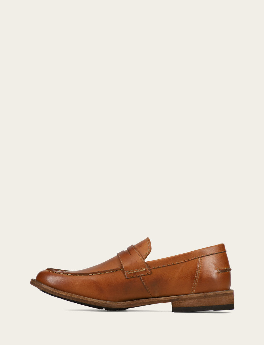 Caramel Dress|Casual Frye Men's Caramel Tyler Flex Penny Loafers