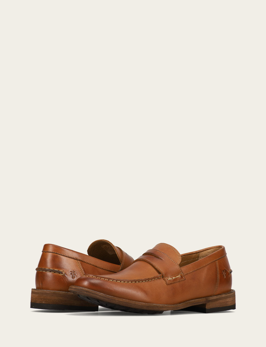 Caramel Dress|Casual Frye Men's Caramel Tyler Flex Penny Loafers