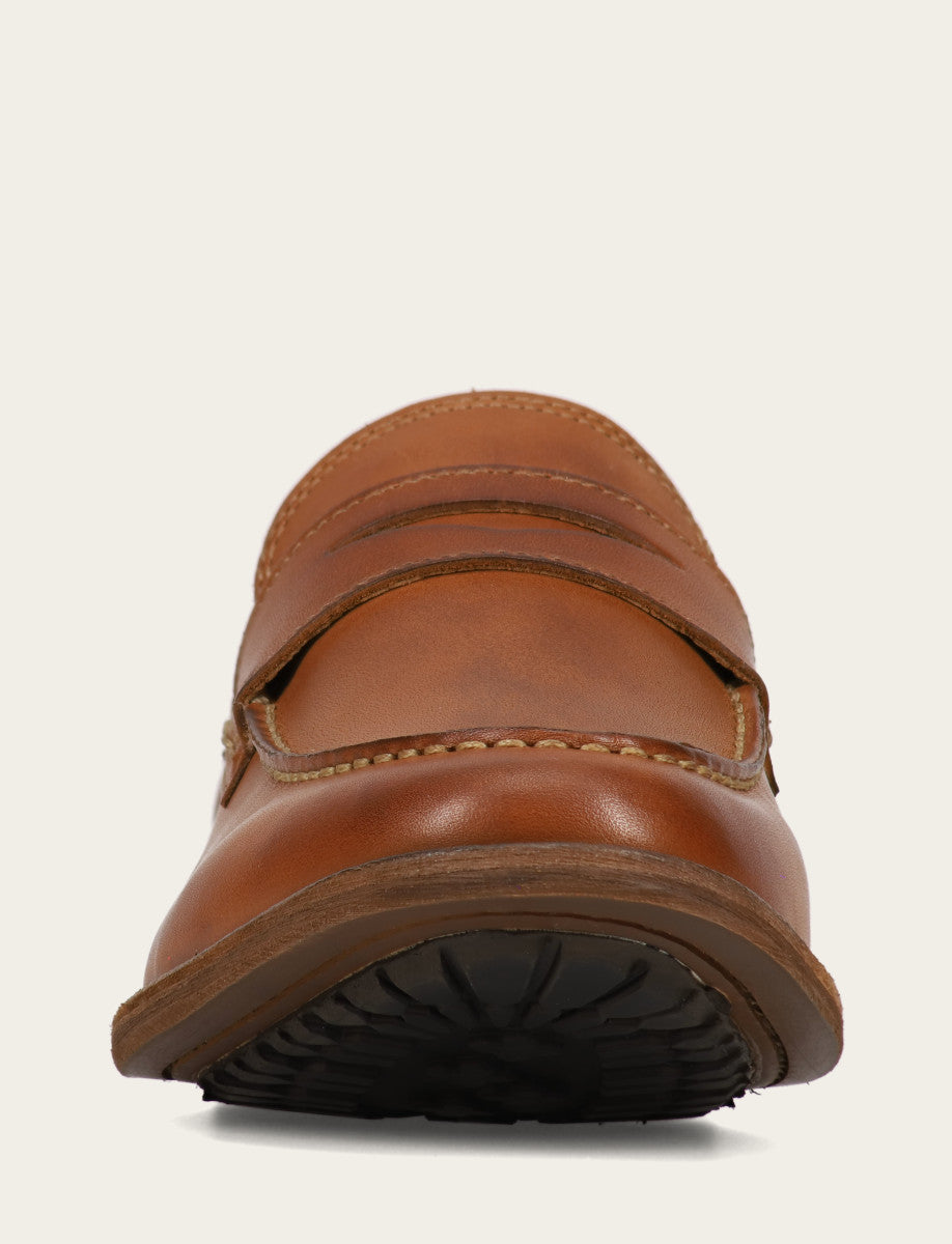 Caramel Dress|Casual Frye Men's Caramel Tyler Flex Penny Loafers