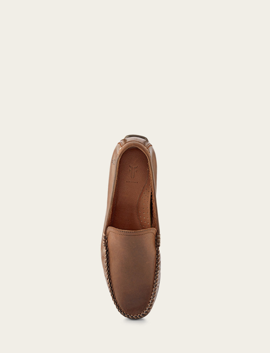 Tan Dress Frye Men's Tan Lewis Venetian Loafers
