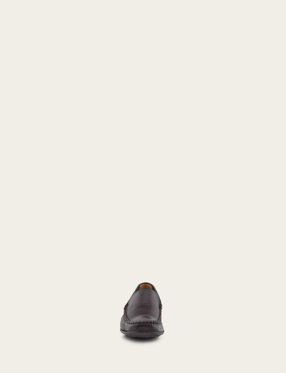 Black Dress Frye Men's Black Lewis Venetian Loafers