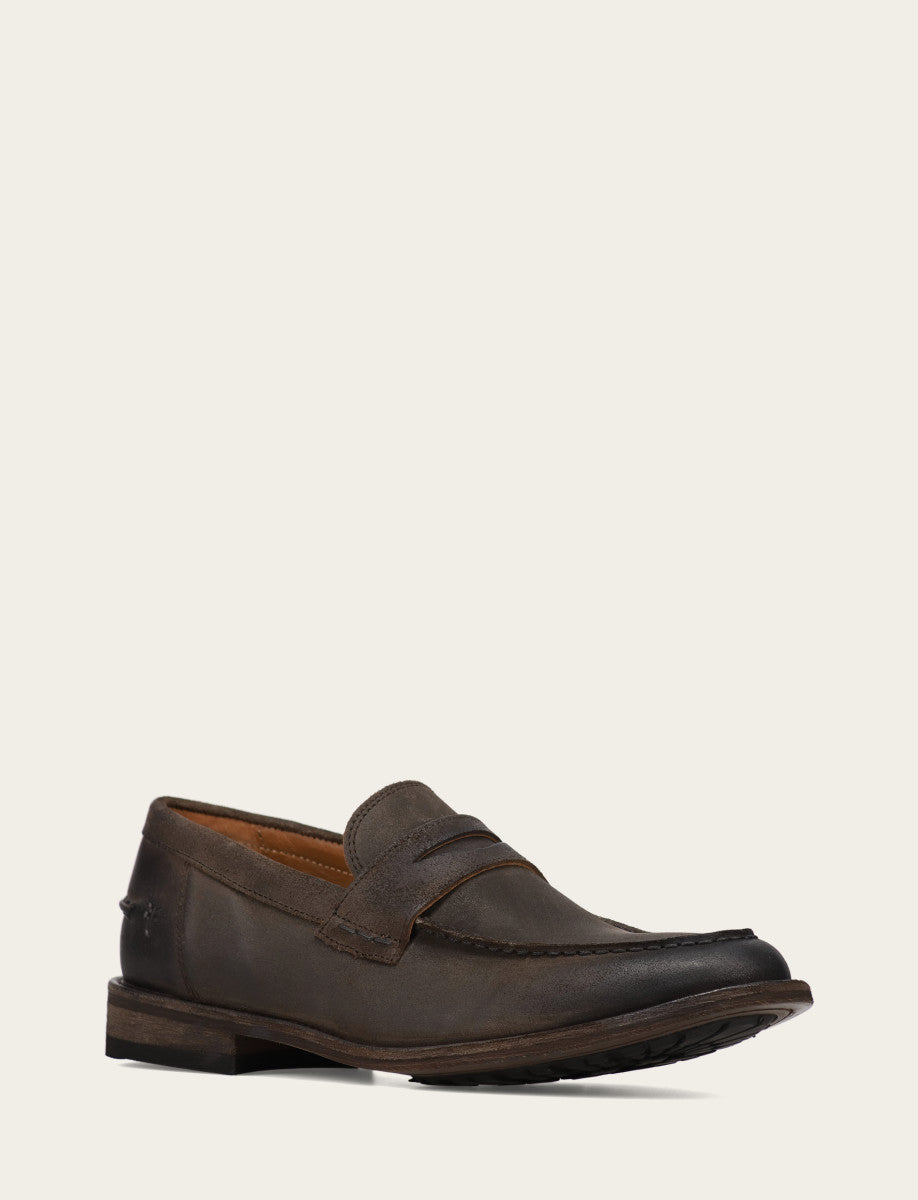 Chocolate Dress|Casual Frye Men's Chocolate Tyler Flex Penny Loafers