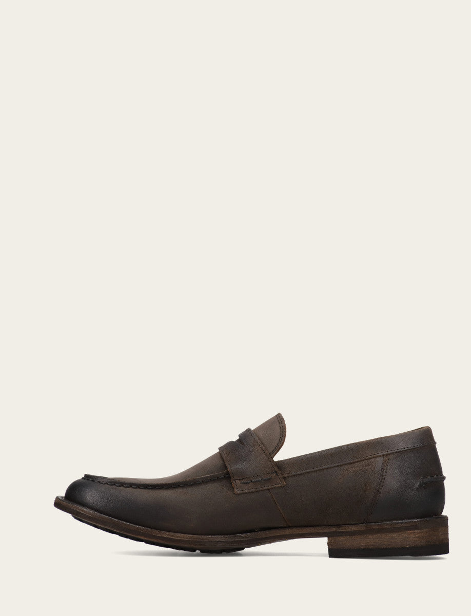 Chocolate Dress|Casual Frye Men's Chocolate Tyler Flex Penny Loafers