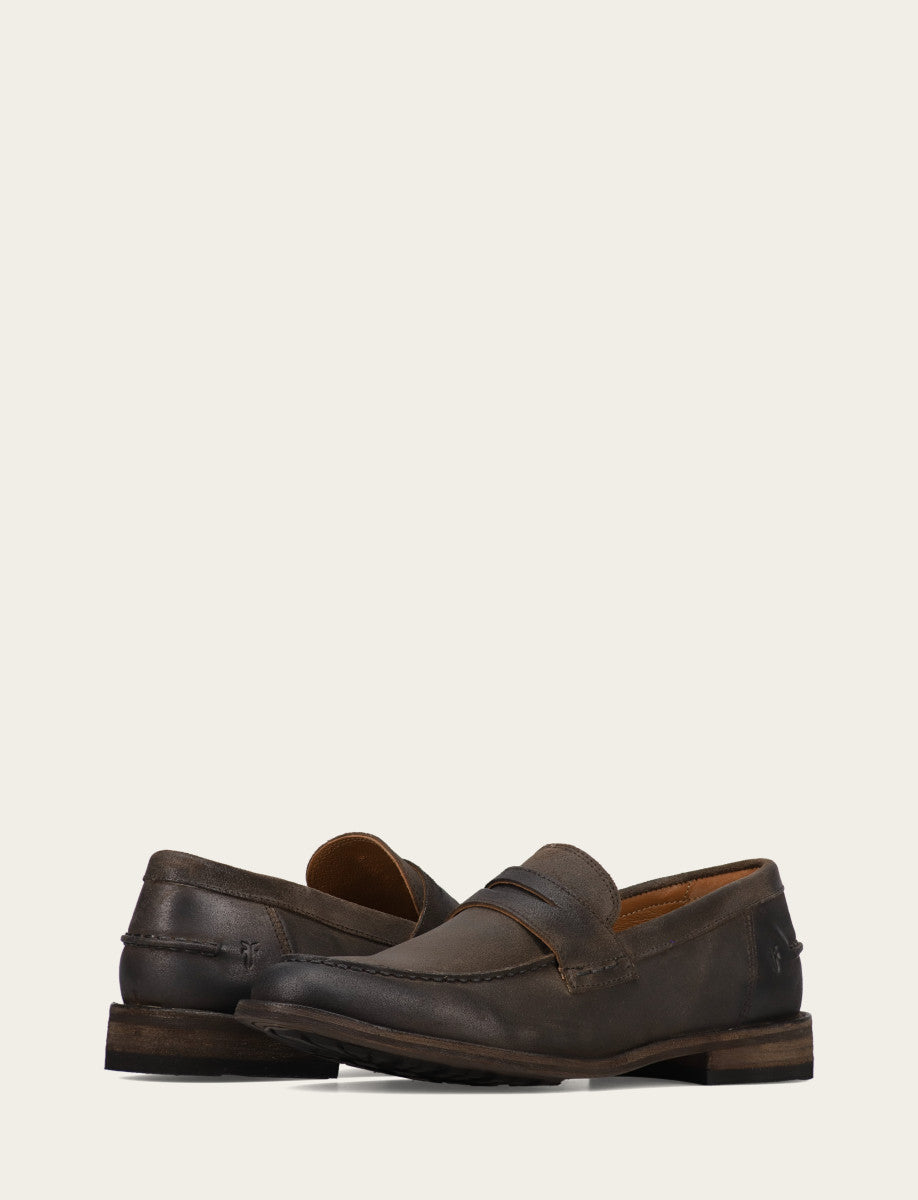 Chocolate Dress|Casual Frye Men's Chocolate Tyler Flex Penny Loafers