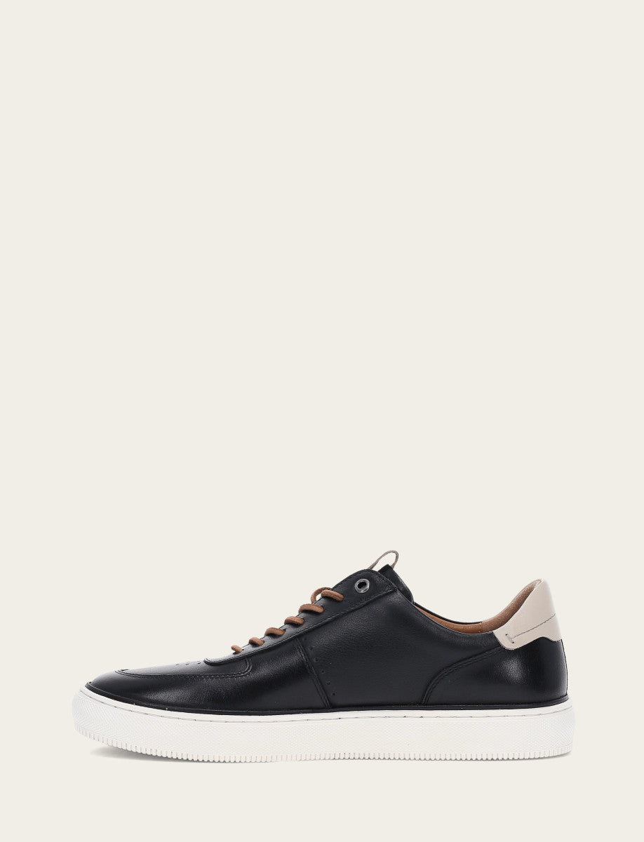 Black Casual Frye Men's Black Astor Low Lace Court Sneakers