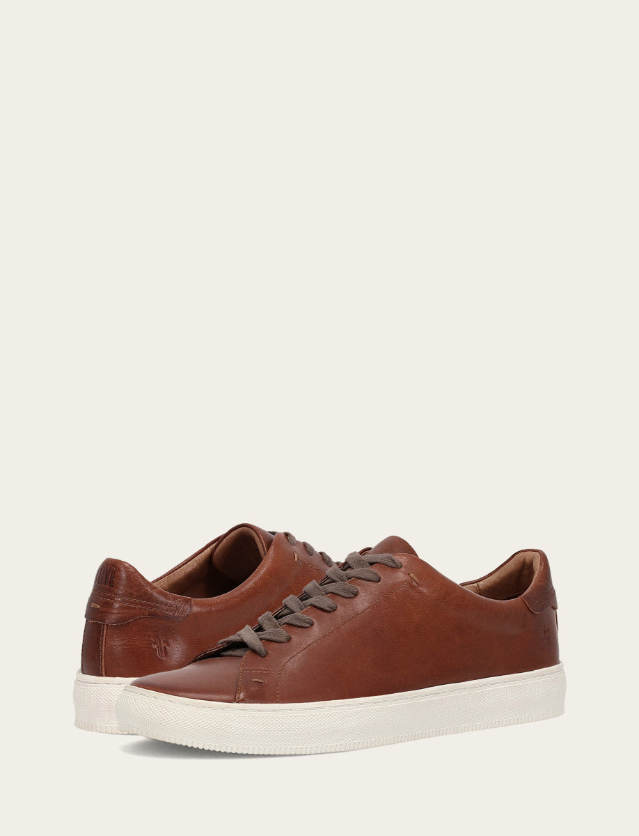 Caramel Casual Frye Men's Caramel Astor Low Lace Slip On Sneakers