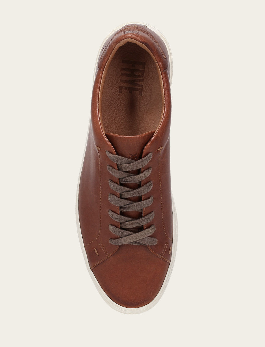Caramel Casual Frye Men's Caramel Astor Low Lace Slip On Sneakers