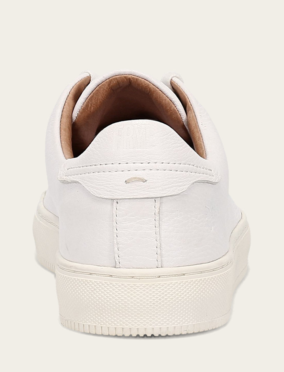 White Casual Frye Men's White Astor Low Lace Slip On Sneakers