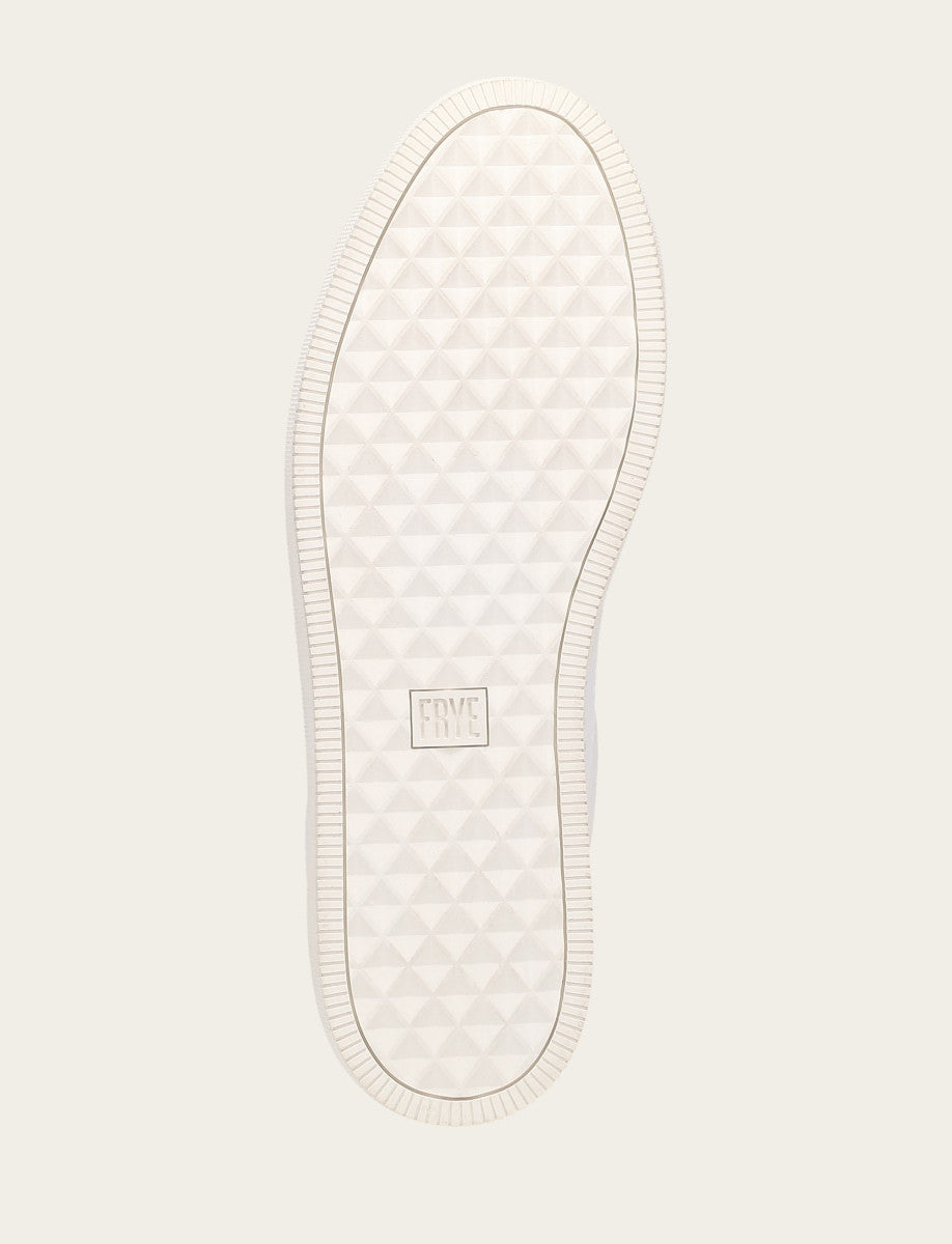 White Casual Frye Men's White Astor Low Lace Slip On Sneakers