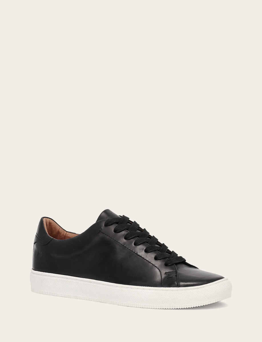 Black Casual Frye Men's Black Astor Low Lace Slip On Sneakers