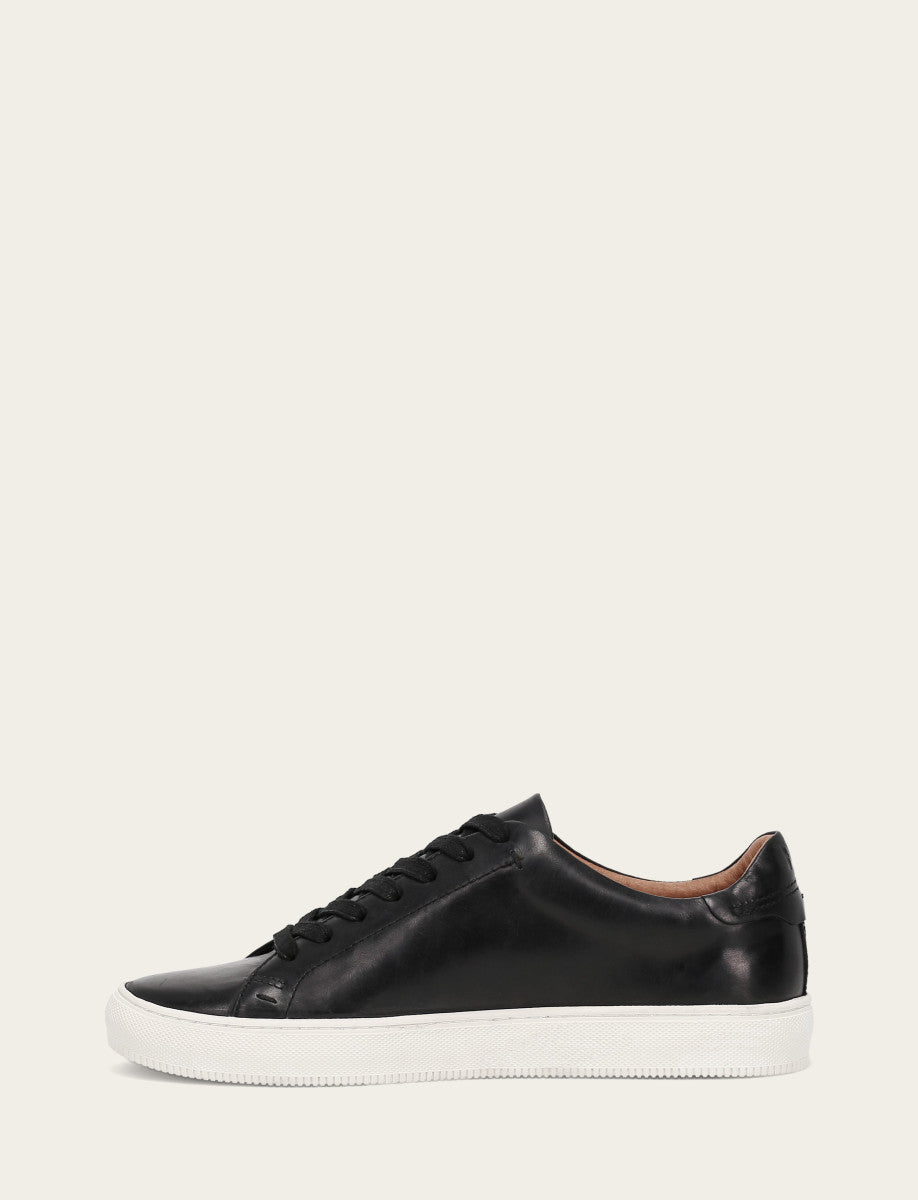 Black Casual Frye Men's Black Astor Low Lace Slip On Sneakers