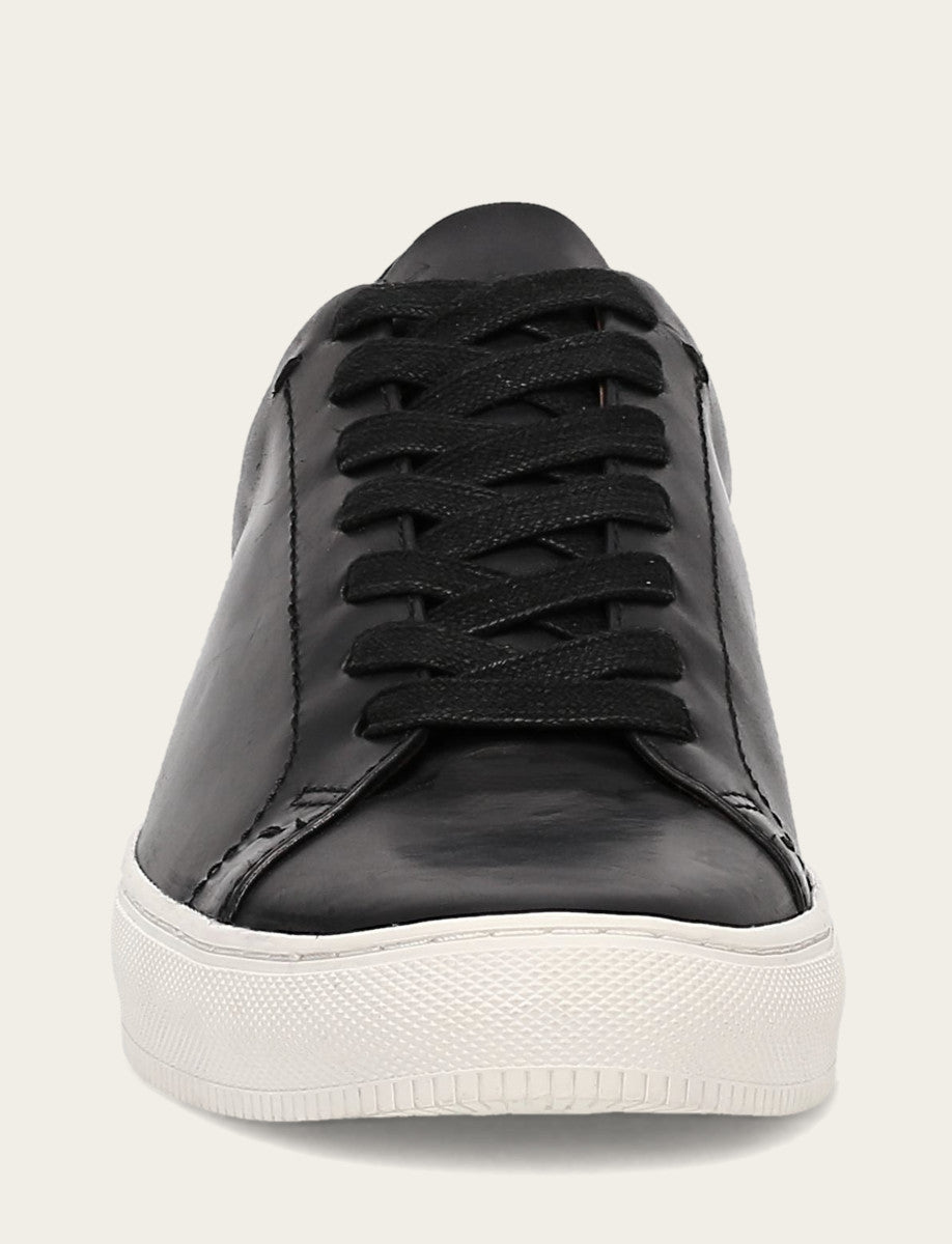 Black Casual Frye Men's Black Astor Low Lace Slip On Sneakers