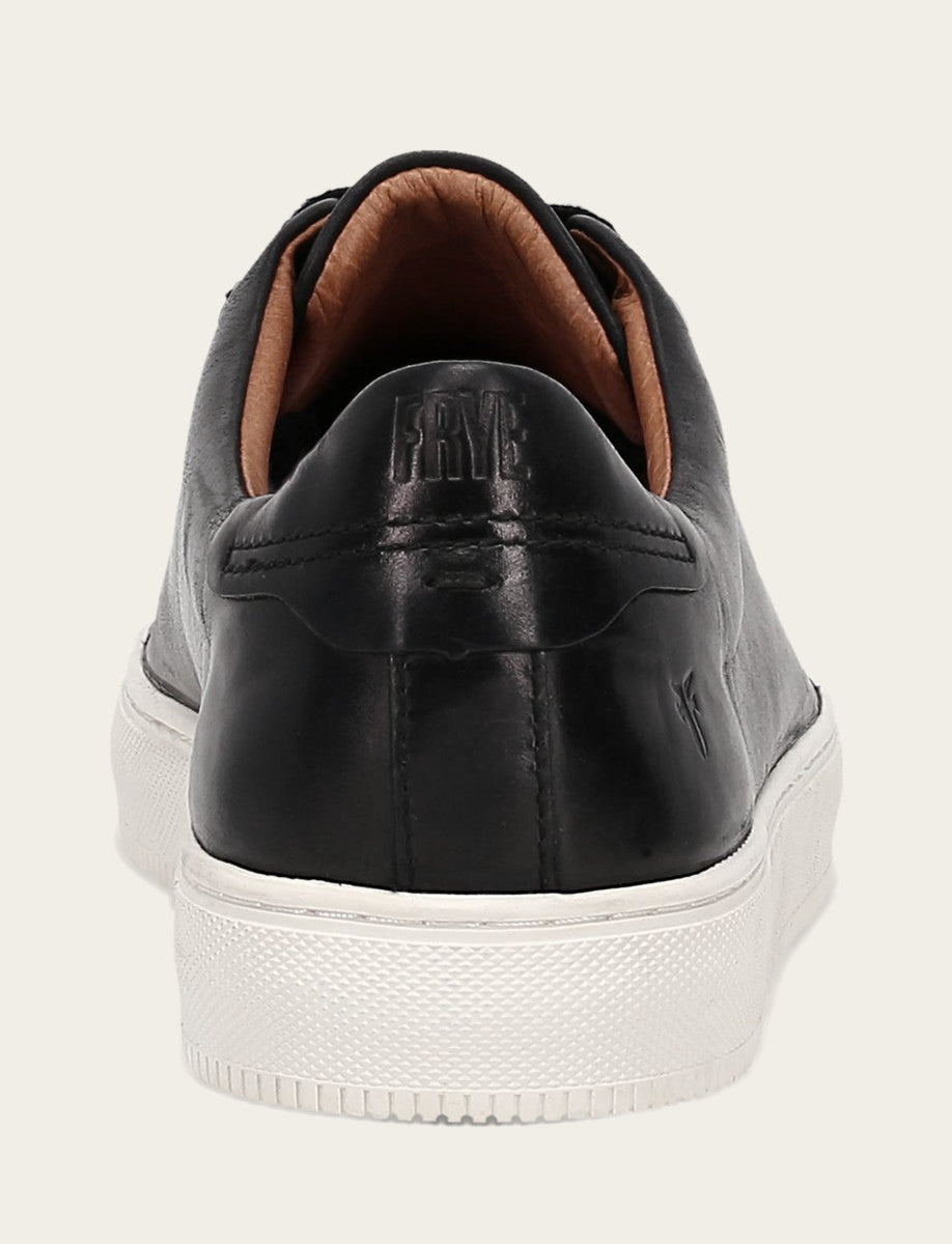 Black Casual Frye Men's Black Astor Low Lace Slip On Sneakers