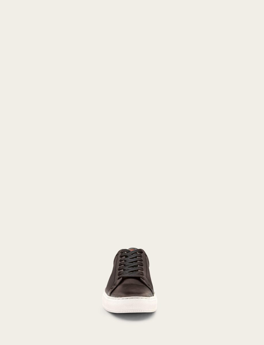 Antiqued Black Casual Frye Men's Antiqued Black Astor Low Lace Slip On Sneakers