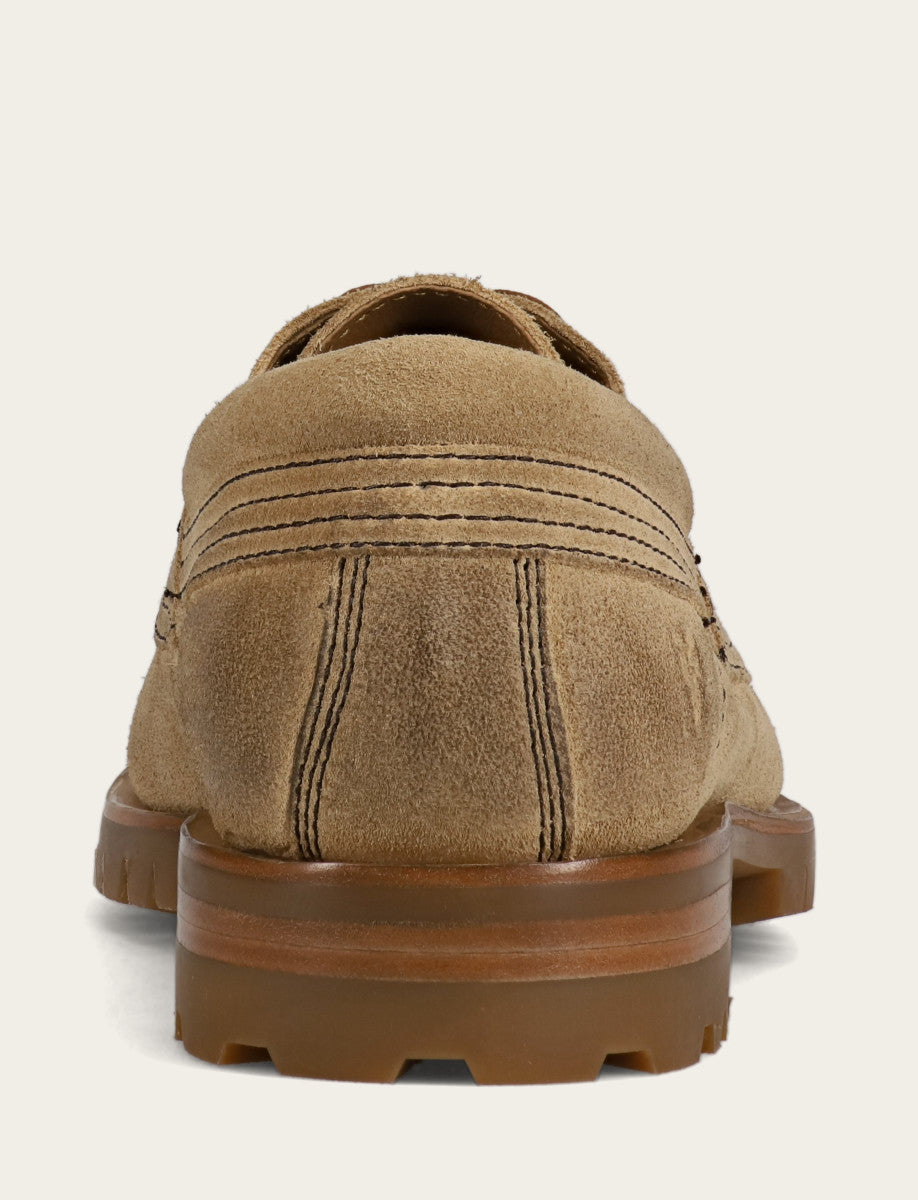 Desert Casual Frye Men's Desert Hudson Campmoc Lug Loafers